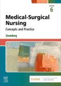 Test Bank For Medical-Surgical Nursing&colon; Concepts and Practice 6th Edition by Holly K&period; Stromberg ISBN 9780443121029 Chapters &lpar;1 to 49&rpar;
