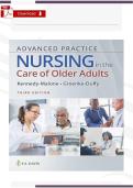 Test Bank for Advanced Practice Nursing in the Care of Older Adults 3rd Edition by Laurie Kennedy &lpar;2026&sol; 2027&rpar; Revised Complete Detailed Answers&comma; 100&percnt; trusted&comma; expert-solved&comma; and well-explained Verified Solution to Questions Answer key&NewLine;