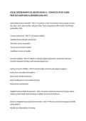 SOCIAL DETERMINANTS OF HEALTH &lpar;EXAM 1&rpar; &vert; COMPLETE STUDY GUIDE&comma; PRACTICE QUESTIONS & ANSWERS 2026&sol;2027