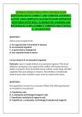 GENERAL STRUCTURAL PEST CONTROL EXAM &NewLine;QUESTIONS WITH CORRECT AND VERIFIED ANSWERS &vert; &NewLine;LATEST 2026 COMPLETE ACCURATE EXAM APPROVED &NewLine;QUESTIONS WITH WELL ELABORATED ANSWERS AND &NewLine;RATIONALES &lpar;100&percnt; CORRECT VERIFIED SOLUTIONS&rpar; &vert; &NewLine;A&plus; GUARANTEED 
