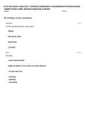 RCTX 3254 EXAM 4 2026&sol;2027 &vert; COMPLETE ASSESSMENT & MEASUREMENT IN RECREATIONAL THERAPY STUDY GUIDE&comma; PRACTICE QUESTIONS & REVIEW