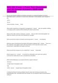 MIS 301 Exam 1 Final Test Questions and All Actual Answers 2026-2027 Updated&period;