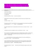 MIS 301 Exam 3 Review Questions with All Correct Answers 2026-2027 Updated&period;&NewLine;&NewLine;