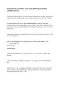 RCTX 3240 TEST 1 &vert; COMPLETE STUDY GUIDE&comma; PRACTICE QUESTIONS & ANSWERS 2026&sol;2027