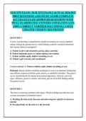 NUR 3275 EXAM &sol; NUR 3275 EXAM 2 ACTUAL 2026&sol;2027 &NewLine;PREP QUESTIONS AND STUDY GUIDE COMPLETE &NewLine;ACCURATE EXAM APPROVED QUESTIONS WITH &NewLine;WELL ELABORATED ANSWERS AND RATIONALES &NewLine;&lpar;100&percnt; CORRECT VERIFIED SOLUTIONS&rpar; LATEST &NewLine;UPDATED VERSION 2026 EDITION 