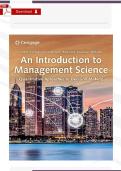 Test Bank for an Introduction to Management Science Quantitative Approach 15th Edition &lpar;Cengage&comma; 2018&rpar; by Anderson&comma; Sweeney and Thomas&comma; Isbn no&semi; 9781337406529&comma; all Chapters Covered&NewLine;