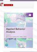 Instructor's Manual and Test Bank for Applied Behavior Analysis 3rd Edition with by John O&period; Cooper&period;&vert;All chapters covered&period;&NewLine;