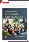 Test Bank for A Topical Approach to Lifespan Development 11th Edition by John Santrock &ndash; Complete Exam Questions & Answers&NewLine;