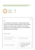 WGU D545 PRE-ASSESSMENT&colon; HEALTHCARE ADMINISTRATION EVOLUTION&comma; SYSTEMS&comma; AND LEADERSHIP &lpar;PARO&rpar; &vert; QUESTIONS AND ANSWERS &vert; 2026 UPDATE &vert; 100&percnt; CORRECT&period;