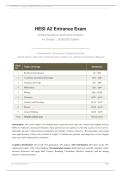 HESI A2 ENTRANCE EXAM 2026&sol;2027 &vert; Verified Q&A &vert; A&plus; Graded &vert; Complete Study Guide &vert; Pass Guaranteed - A&plus; Graded&NewLine;&NewLine;