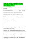 SCM 301 - Final Exam &lpar;Iowa State&rpar; Questions and All Correct Answers 2026-2027 Updated&period;