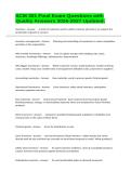 SCM 301 Final Exam Questions with Quality Answers 2026-2027 Updated&period;