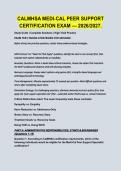 CALMHSA MEDI‑CAL PEER SUPPORT CERTIFICATION EXAM &mdash; 2026&sol;2027&period;