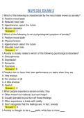 NUR 530 EXAM 2 &vert; QUESTIONS & ANSWERS &vert; COMPREHENSIVE EXAM STUDY GUIDE &vert; VERIFIED ANSWERS &vert; LATEST 2026
