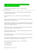 SCM 301 Exam 3 &lpar;PSU&rpar; Study Guide with Correct Answers&period;&NewLine;&NewLine;