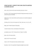 SCIENCE QUIZ BEE &vert; COMPLETE STUDY GUIDE&comma; PRACTICE QUESTIONS & ANSWERS 2026&sol;2027