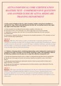 Aetna Medicare Individual Core Certification Mastery Test - Comprehensive Q&A Guide 2024-2026