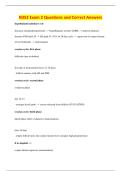 N352 Exam 2 Questions and Correct Answers
