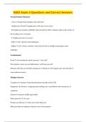 N352 Exam 3 Questions and Correct Answers