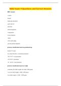 N352 Exam 4 Questions and Correct Answers