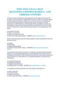 ATLS POST TEST EXAM Q&A &vert; 2026-2027