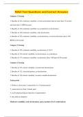 N352 Test Questions and Correct Answers