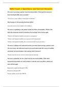N352 Exam 1 Questions and Correct Answers