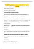 NR 327 Task 2 Questions with 100&percnt; Correct&NewLine;Answers