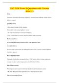 NSG 3130 Exam 3 Questions with Correct&NewLine;Answers