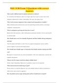 NSG 3130 Exam 3 Questions with correct&NewLine;Answers