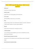 NSG 3130 Exam &num;3 Questions with Correct&NewLine;Answers