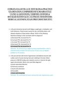 COMLEX-USA LEVEL 2-CE TEST BANK & PRACTICE &NewLine;EXAMINATION &vert;COMPREHENSIVE BOARD-STYLE &NewLine;CLINICAL QUESTIONS&comma; VERIFIED ANSWERS & &NewLine;DETAILED RATIONALES &vert; ULTIMATE OSTEOPATHIC &NewLine;MEDICAL LICENSING EXAM PREP &lpar;MOST RECENT&rpar;