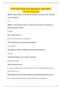 NUR 185 Final Test Questions with 100&percnt;&NewLine;Correct Answers