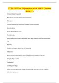 NUR 185 Test 3 Questions with 100&percnt; Correct&NewLine;Answers