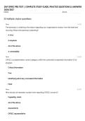 DAF OPSEC PRE-TEST &vert; COMPLETE STUDY GUIDE&comma; PRACTICE QUESTIONS & ANSWERS 2026&sol;2027