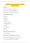 Nur200 HIV Exam Questions with 100&percnt;&NewLine;Correct Answers