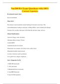Nur200 RA Exam Questions with 100&percnt;&NewLine;Correct Answers