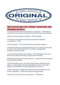 IBEC EVALUATION TEST CORRECT QUESTIONS AND ANSWERS RATED A&period;pdf