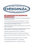 IBEC COMPREHENSIVE 2026 QUESTIONS AND ANSWERS RATED A&period;pdf