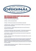 IBEC UPDATED EXAMS SCRIPT 2026 QUESTIONS AND ANSWERS RATED A&period;pdf