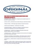 IBEC END OF COURSE EXAM QUESTIONS AND ANSWERS RATED A&period;pdf