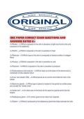 IBEC PAPER CORRECT EXAM QUESTIONS AND ANSWERS RATED A&period;pdf