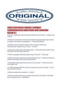 CWEA ELECTRICAL GRADE 2 CORRECT COMPREHENSIVE QUESTIONS AND ANSWERS