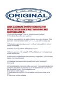 CWEA ELECTRICAL AND INSTRUMENTATION GRADE 2 EXAM 2026 SCRIIPT QUESTIONS AND