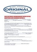 2026 NATIONAL GUARDIANSHIP PAPER ACTUAL QUESTIONS AND ANSWERS RATED A&period;pdf&NewLine;&NewLine;1&period; Document information