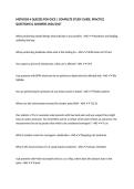 METHODS 4 QUIZZES FOR OSCE &vert; COMPLETE STUDY GUIDE&comma; PRACTICE QUESTIONS & ANSWERS 2026&sol;2027