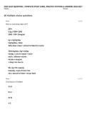 OSCE QUIZ QUESTIONS &vert; COMPLETE STUDY GUIDE&comma; PRACTICE STATIONS & ANSWERS 2026&sol;2027