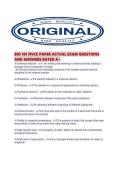 BIO 101 NVCC PAPER ACTUAL EXAM QUESTIONS AND ANSWERS RATED A&period;pdf