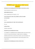TFM08 Exam 1 Questions with Correct&NewLine;Answers
