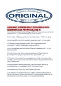 ARKANSAS JURISPRUDENCE COUNSELING 2026 QUESTIONS AND ANSWERS RATED A&period;pdf